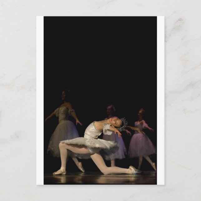 Ballet-Karte Postkarte (Vorderseite)