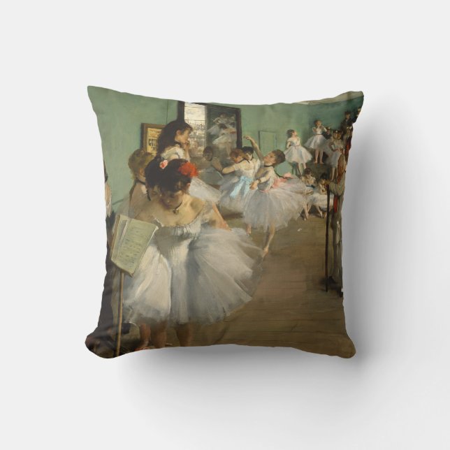 Ballet-Klasse | Edgar Degas | Impressionistin Kissen (Vorderseite)