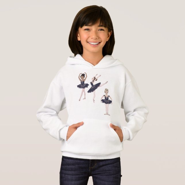Ballet-Klasse Hoodie (Vorne ganz)