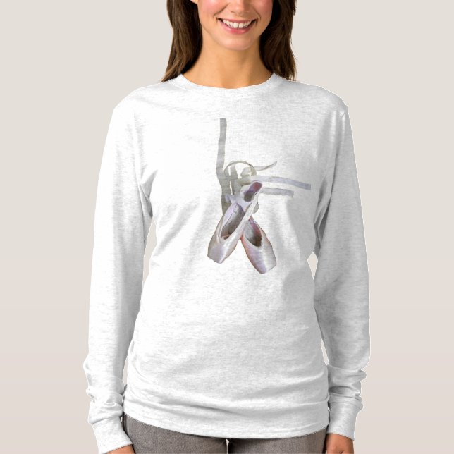 'Ballet' Ladys' Langschläfer T - Shirt (Vorderseite)
