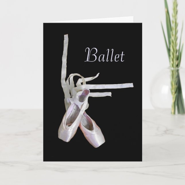 'Ballet' leere Grußkarte Karte (Vorderseite)