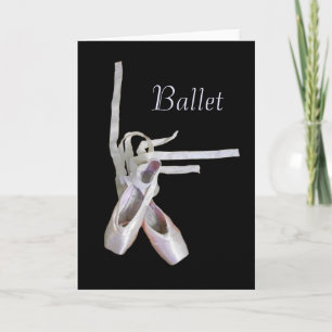 'Ballet' leere Grußkarte Karte