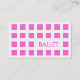BALLET (Mod-Quadrate) Visitenkarte