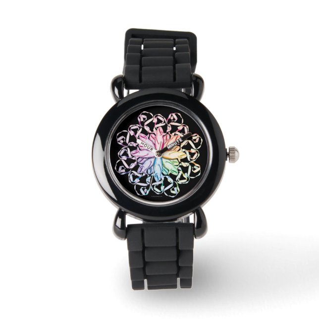Ballet Pattern (Spektralüberwachung) Armbanduhr (Vorderseite)