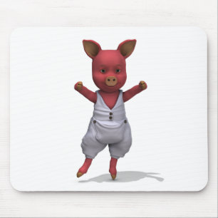 Ballet Pig En Pointe Mousepad
