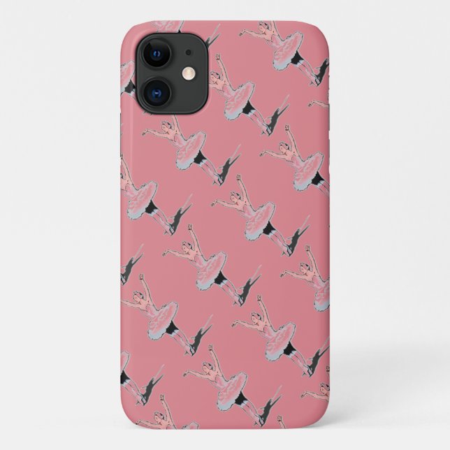 Ballet Pink Ballerina Case-Mate iPhone Hülle (Rückseite)