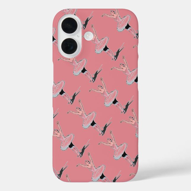 Ballet Pink Ballerina Case-Mate iPhone Hülle (Rückseite)