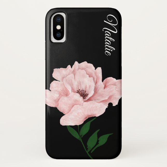 Ballet Pink Blume iPhone X Fall Case-Mate iPhone Hülle (Rückseite)