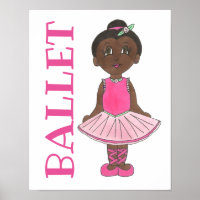 BALLET Pink Tutu Girl Ballerina Tanzstudio