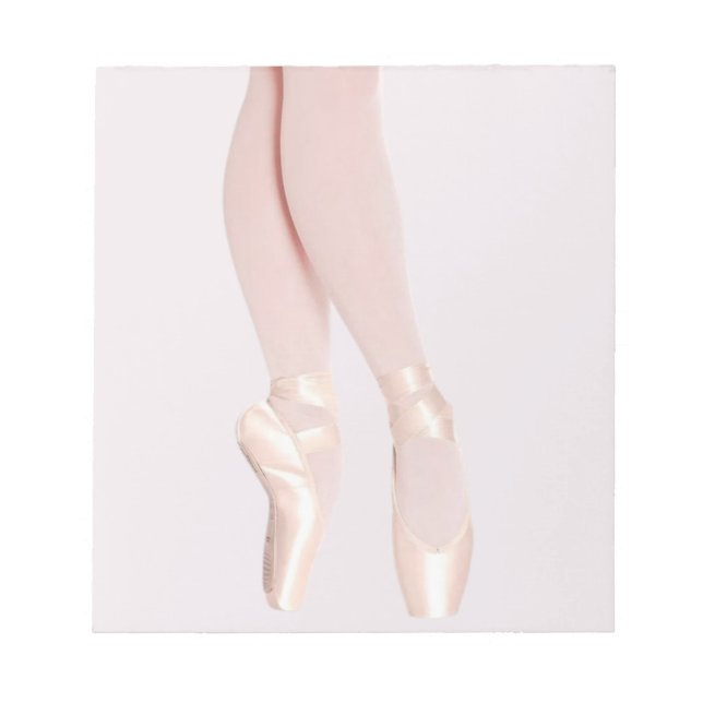 Ballet Point Shoes Notizblock (Vorderseite)