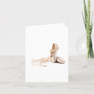 Ballet Pointe Shoes Cards Karte