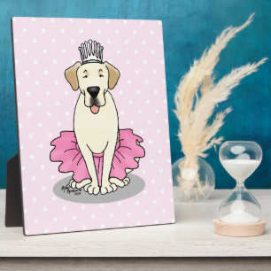 Ballet Princess Gelbe Labrador Labrador Retriever Fotoplatte