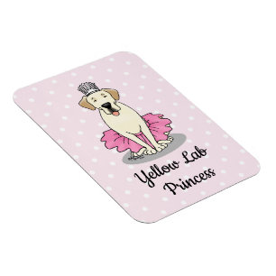 Ballet Princess Gelbe Labrador Labrador Retriever Magnet