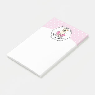Ballet Princess Gelbe Labrador Labrador Retriever Post-it Klebezettel