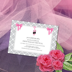 Ballet Recital Invitations Einladung