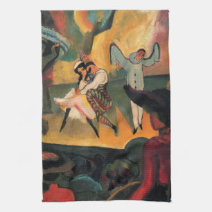 Ballet Russes, Russisches Ballett von August Macke Geschirrtuch