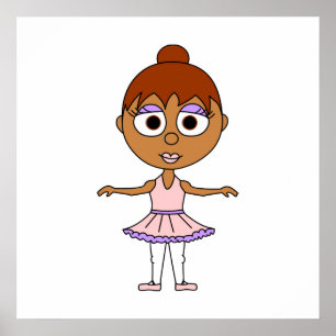 Ballet Second Position Poster - Serie Ballerinas