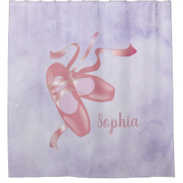 Ballet Shoes Design Duschvorhang