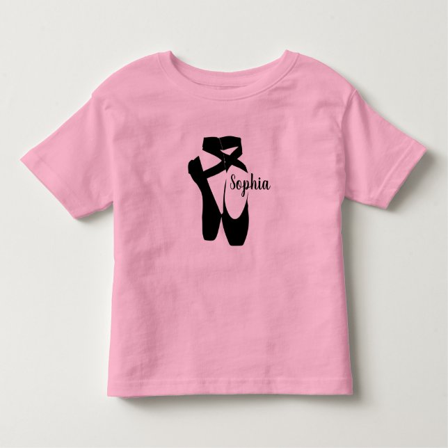 Ballet Shoes Design Kleinkind T - Shirt (Vorderseite)