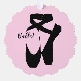 Ballet Shoes Design Paper Ornament Card Karte