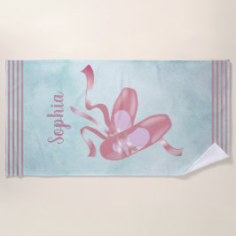 Ballet Shoes Design Strandtuch