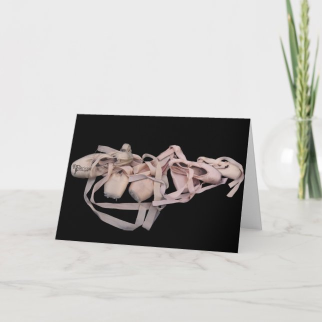 Ballet Shoes Karte (Vorderseite)