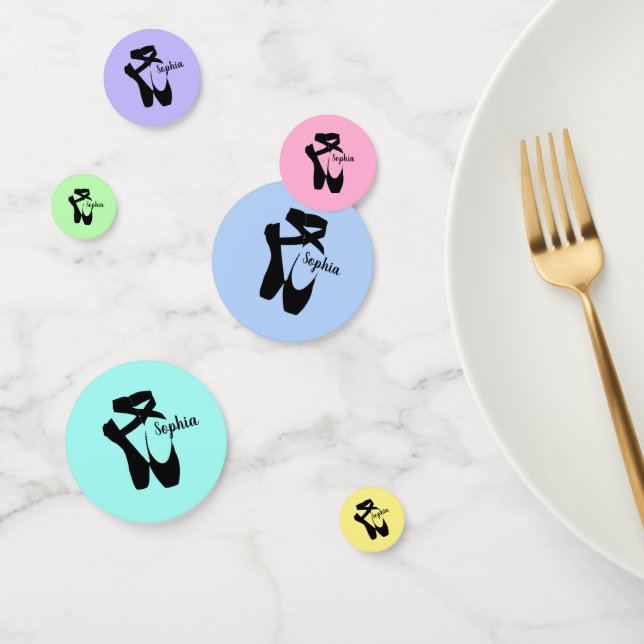 Ballet Shoes Slippers Design Table Confetti Konfetti (Gruppe)