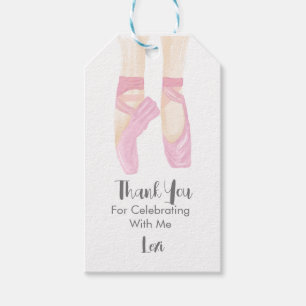 Ballet Shoes Vielen Dank für Ihr Interesse Tag Pin Geschenkanhänger