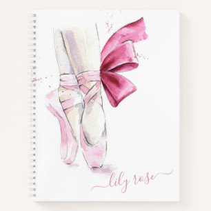 Ballet Slippers Ballet Ballet Slippers Notizbuch