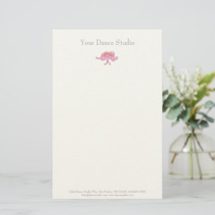 Ballet Slippers Dancer Personalisiert Letterhead Briefpapier