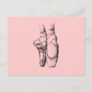 Ballet Slippers Postkarte