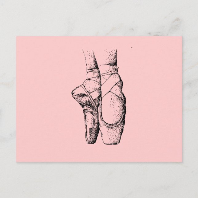 Ballet Slippers Postkarte (Vorderseite)