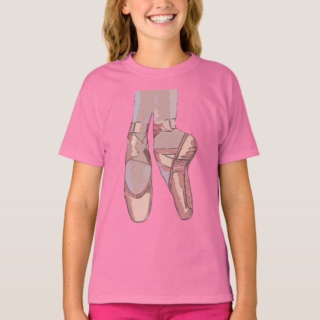 Ballet Slippers Toe Shoes T-Shirt (Vorderseite)