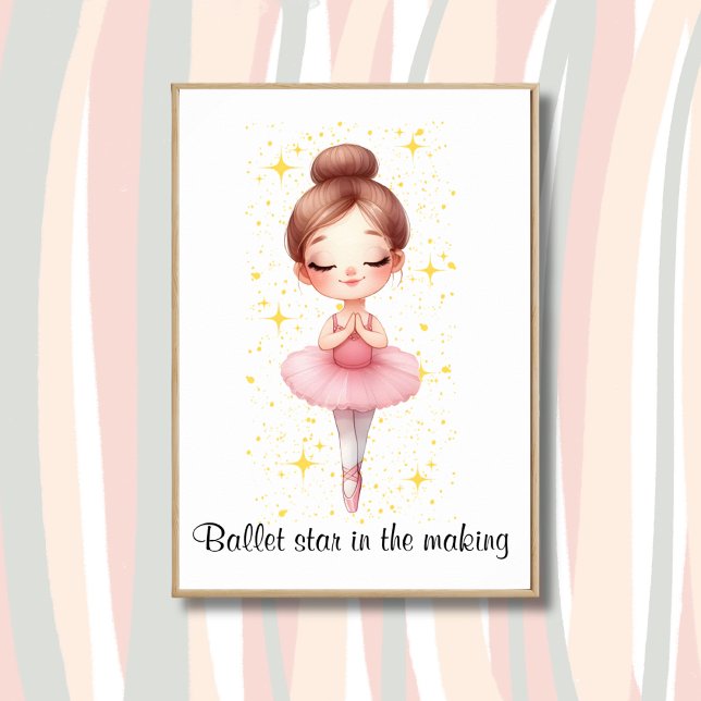 Ballet Star Girl Poster (Von Creator hochgeladen)
