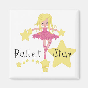 Ballet Star Tshirts und Geschenke Magnet