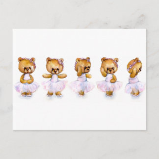 Ballet Steps Postcard Postkarte