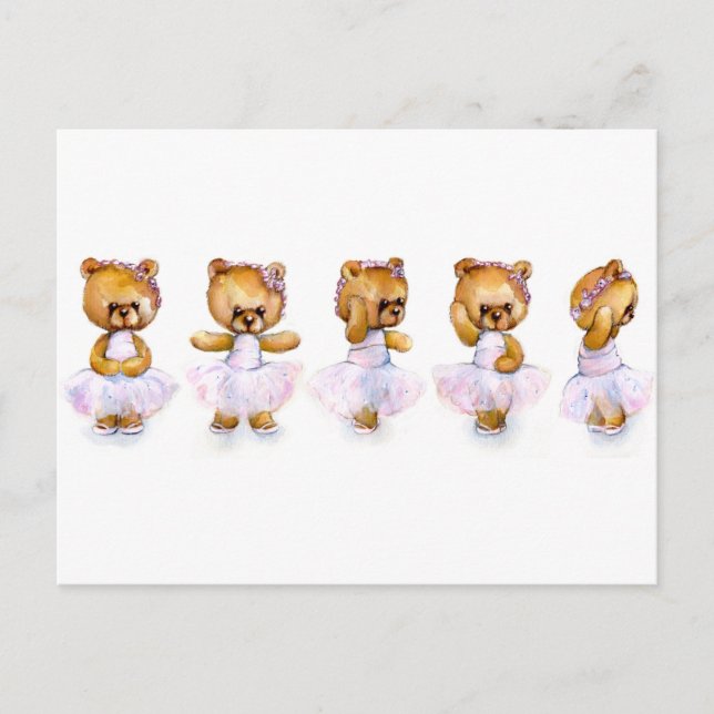 Ballet Steps Postcard Postkarte (Vorderseite)