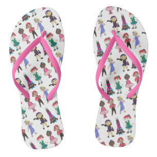 Ballet Stich Jazz Lyrical Acro Dancer Girls Dance Flip Flops