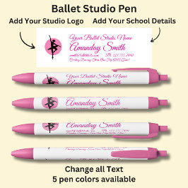 Ballet Studio School - Fügen Sie Ihre eigenen Date Kugelschreiber