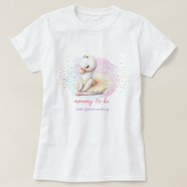Ballet Swan Baby Girl Duwer Mommy-to-be T-Shirt