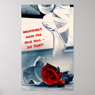 Ballet Tanzposter Motivierend Poster