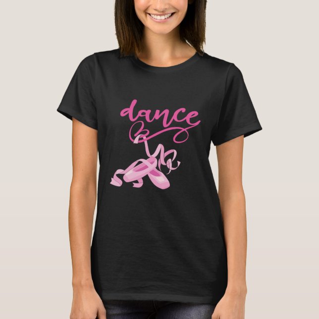 Ballet Toddler Girls Women Ballet Dancer Ballerina T-Shirt (Vorderseite)