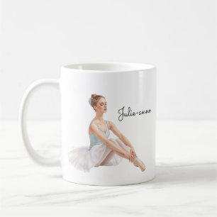 Ballet Woman Personalisiert Kaffeetasse