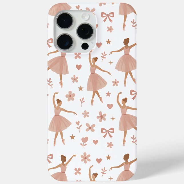 Balletcore-Blumendesign für Tanz Case-Mate iPhone Hülle (Rückseite)
