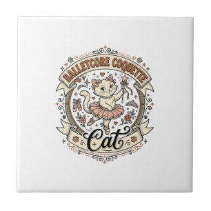 Balletcore Coquette Katze Balletcore Coquette Katz Fliese