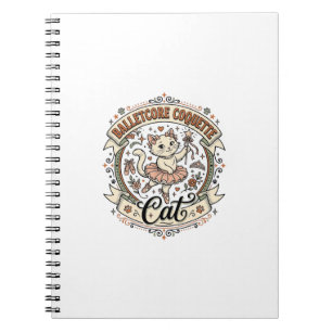 Balletcore Coquette Katze Balletcore Coquette Katz Notizblock