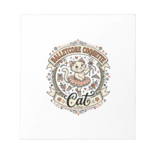 Balletcore Coquette Katze Balletcore Coquette Katz Notizblock