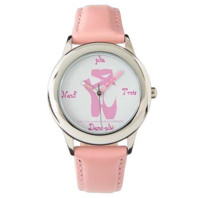 "Balletomane" Armbanduhr (Vorderseite)