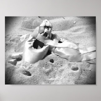 Ballett am Strand Poster