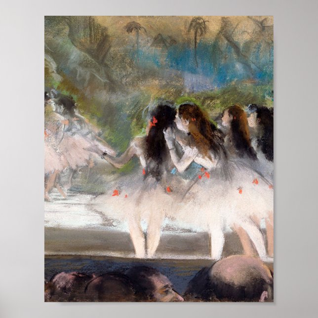 Ballett an der Pariser Oper von Edgar Degas Poster (Vorne)